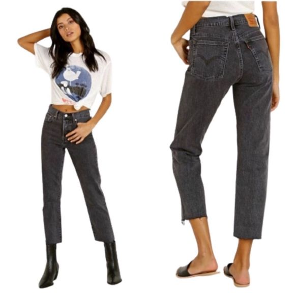 LEVI'S Wedgie Skinny Jeans in Ravens Wing Size 28 - Picture 6 of 16